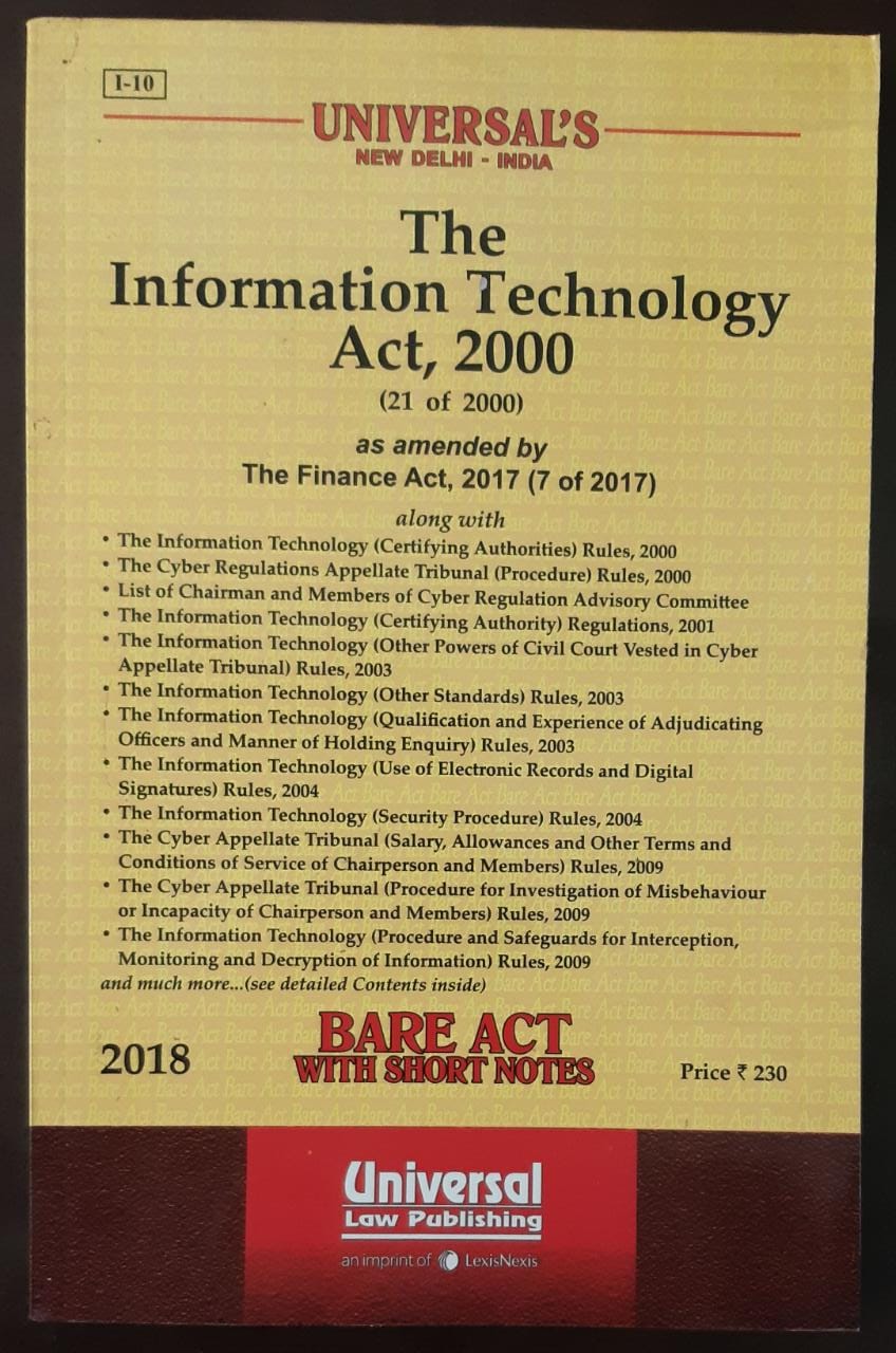 the-information-technology-act-2000-21-of-2000-bare-ect-buy-online