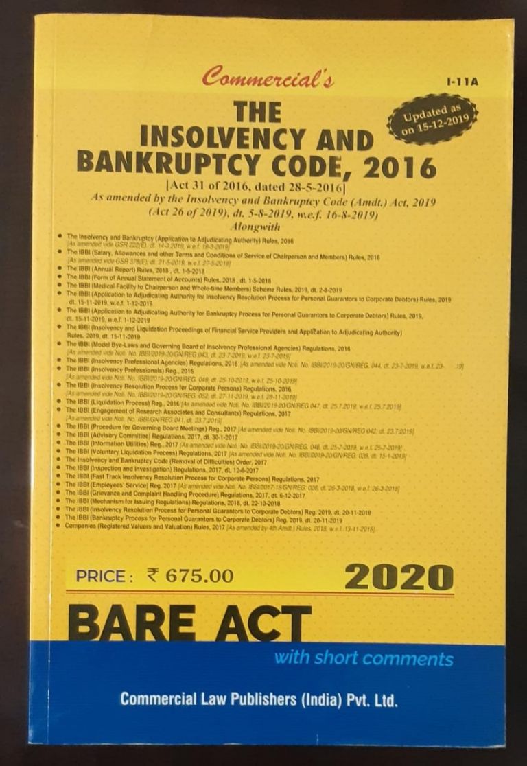 commercial-s-the-insolvency-and-bankruptcy-code-2016-bare-act-with