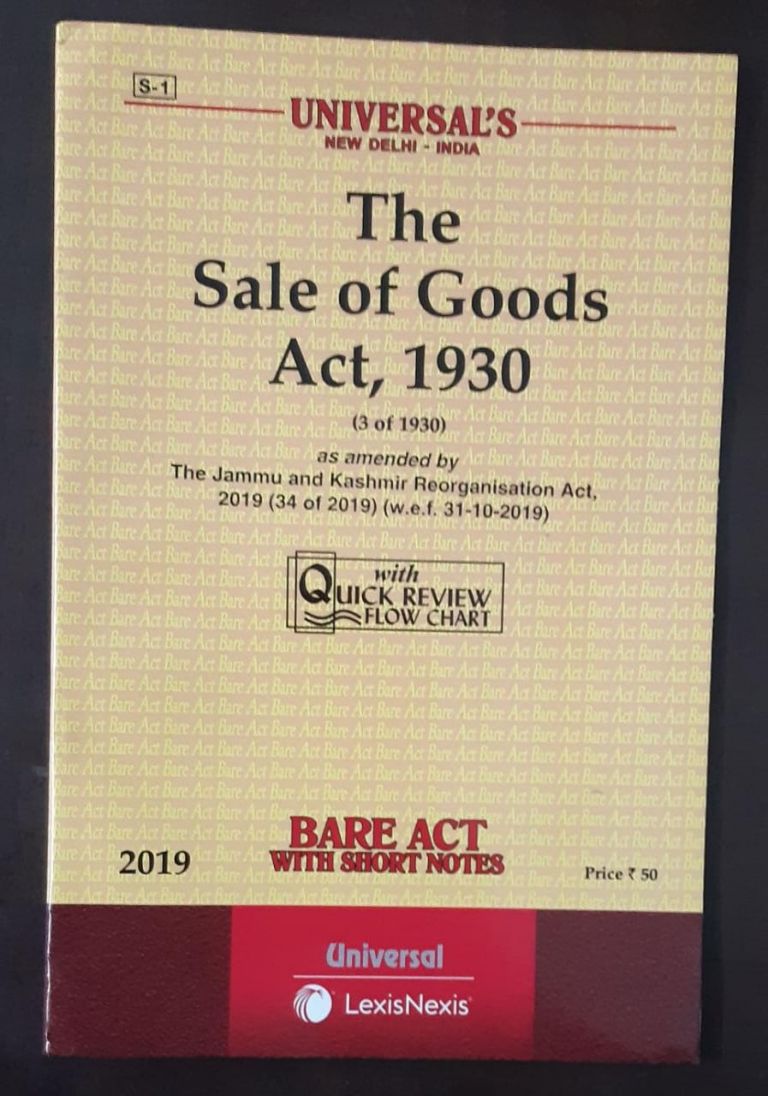 the-sale-of-goods-act-1930-3-of-1930-bare-act-buy-online-law-books