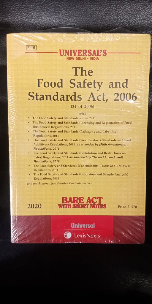 Food Safety And Standards Act,2006 ( Edition 2020) (Paperback