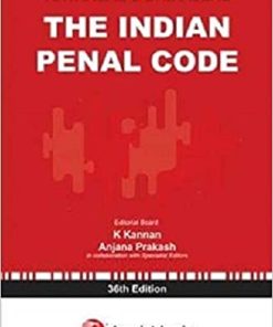 Ratanlal & Dhirajlal The Indian Penal Code - English 2020 Edition (K. Kannan, A. Prakash)Language: English /Publisher: LexisNexis