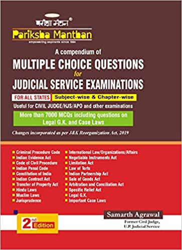 A Compendium of Multiple Choice Questions for Judicial Services Examinations
