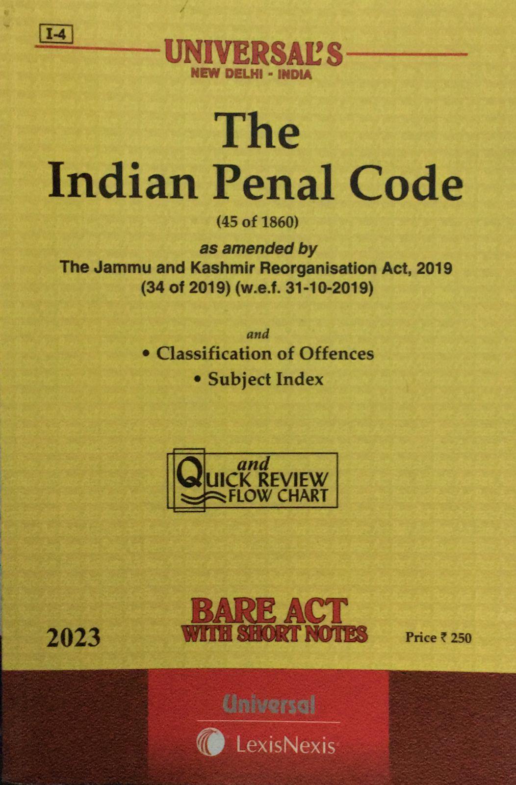 the-indian-penal-code-45-of-1860-2023-bare-act-with-short-notes