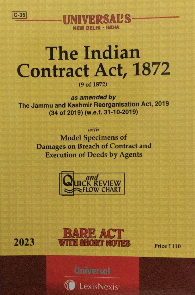 the-indian-contract-act-1872-universal-s-new-delhi-india-bare-act