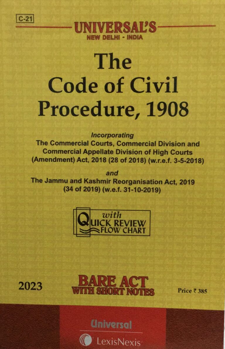 the-code-of-civil-procedure-1908-universal-s-lexisnexis-bare-act