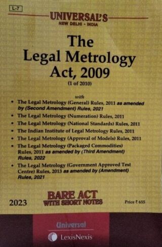 LEGAL METROLOGY ACT 2009  UNIVERSAL’S 2023