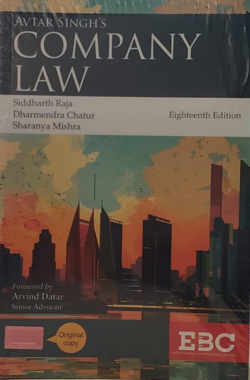 Company law avtar singh 18th edition EBC