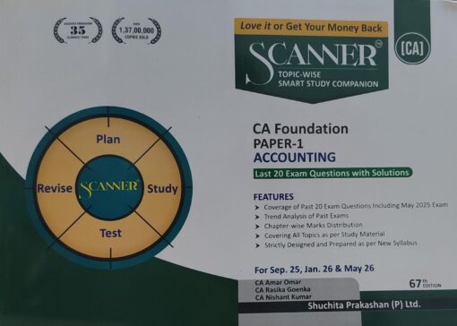 CA FOUNDATION SCANNER PAPER -1 ACCOUNTING CA AMAR OMAR CA RASIKA CA NISHANT KUMAR