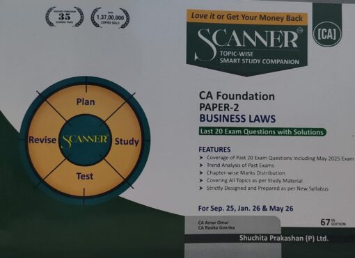 SCANNER CA FOUNDATION PAPER -2 BUSINESS LAWS CA AMAR OMAR CA RASIKA GOENKA