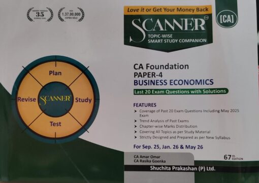 SCANNER CA FOUNDATION PAPER -4 BUSINESS ECONOMICS  CA AMAR OMAR CA RASIKA GOENKA FOR SEP-25 JAN 26 & MAY 26