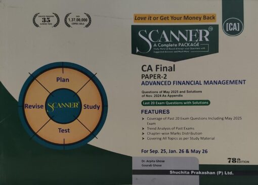 CA FINAL PAPER -2 ADVANCE FINANCIAL MANAGEMENT   SHUCHITA PRAKASHAN ( P ) LTD FOR SEP 25 JAN 26 &  MAY 26 DR ARPITA GHOSE GOURAB GHOSE