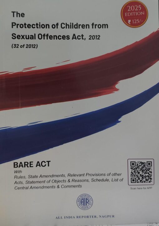 Protection of Children From Sexual Offences act 2012 edition 2025 bare act All India Reporter Nagpur