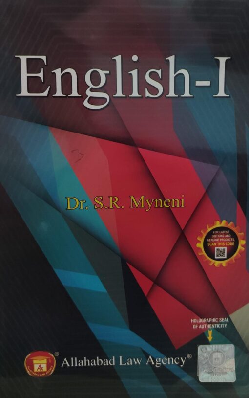 ENGLISH -1 DR SR MYNENI ALLAHABAD LAW AGENCY